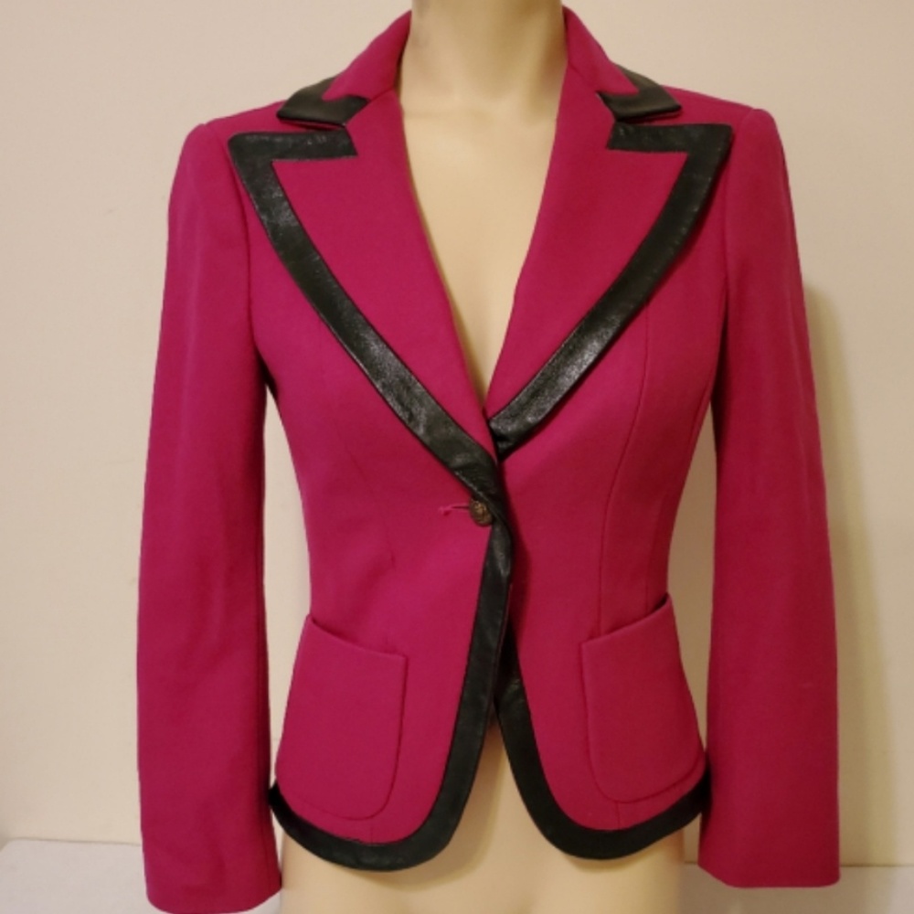 Bebe Hot Pink Blazer